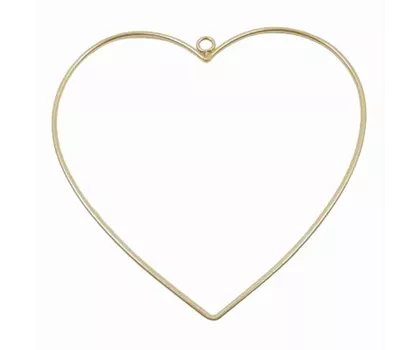 Metall Herz mit Öse zum Hängen